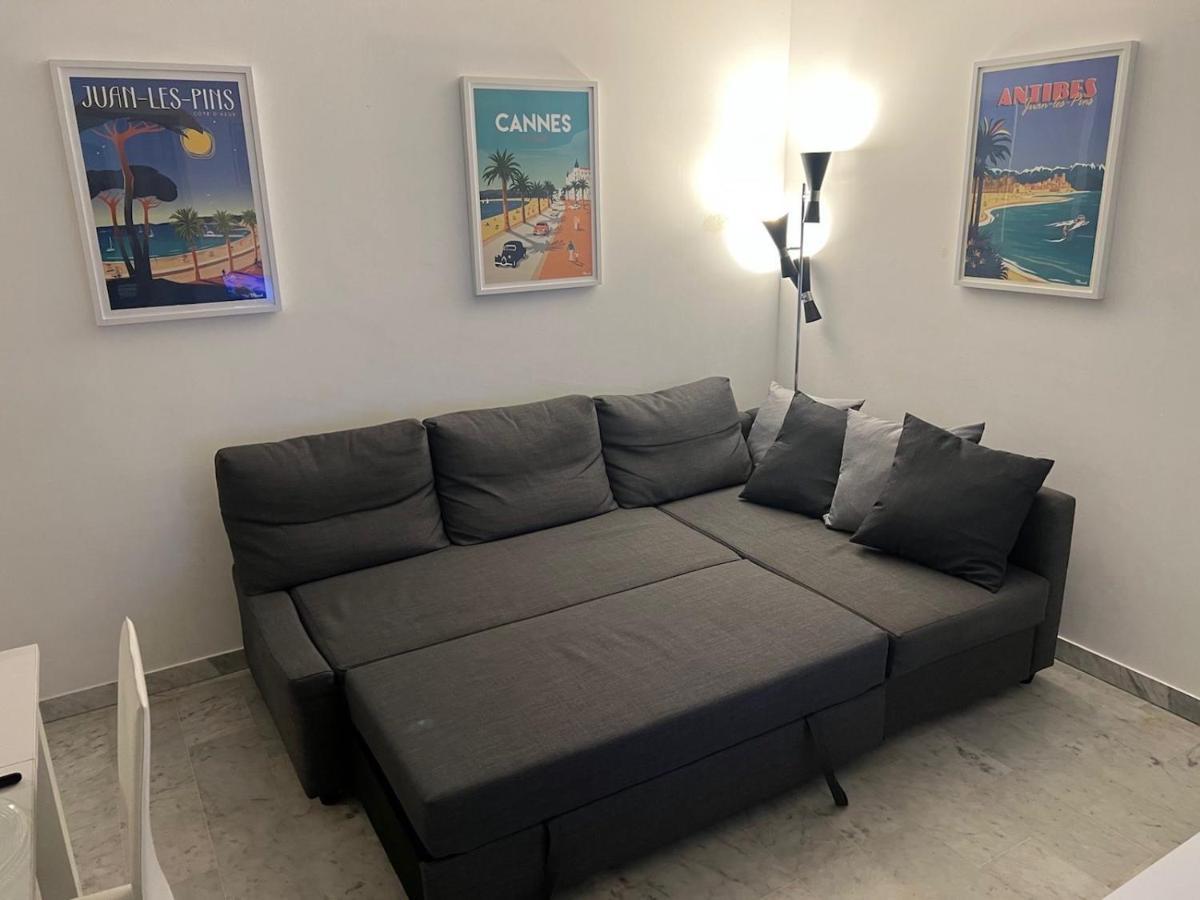 Seafront - Beautiful Flat With Aircon And Comfortable Loggia Vallauris Exterior photo